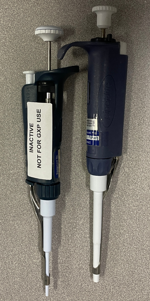 Image of Rainin Single Channel Pipettes 1-10 uL 20-200 uL QTY-2